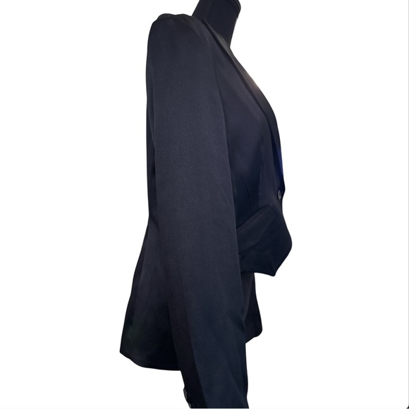 Kensie Black Tuxedo Blazer Size Large - Picture 2 of 7